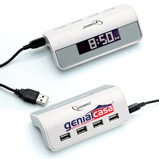 [MG-02305] MULTIPRESA USB C/OROLOGIO