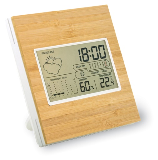 [MG-02309] OROLOGIO+STAZIONE METEOIN BAMBU'