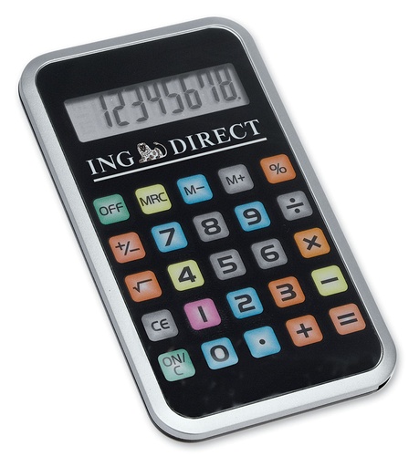 [MG-02311] CALCOLATRICE TASCABILE"ICALCULATOR"8 CIFRE