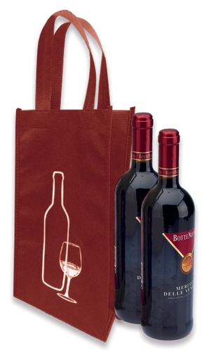 [MG-02343] PORTABOTTIGLIE 2 POSTI IN TNT