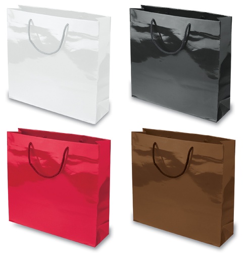 BORSA IN CARTA PLASTIFICATA CM.38x30x12
