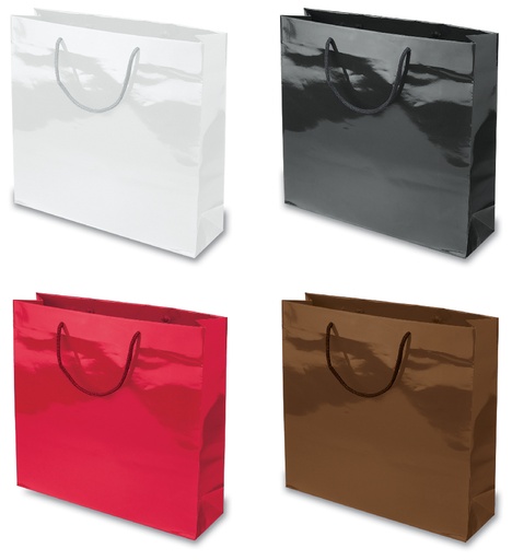 BORSA IN CARTA PLASTIFICATA CM.43x39x14