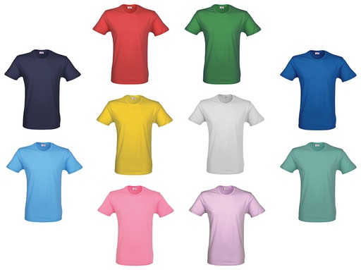 T-SHIRT COTTON CLUB COL.150GR.
