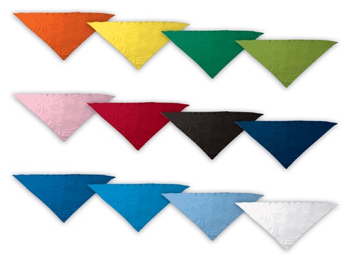 FOULARD TRIANGOLARE POLIESTERE cm.70x70x100
