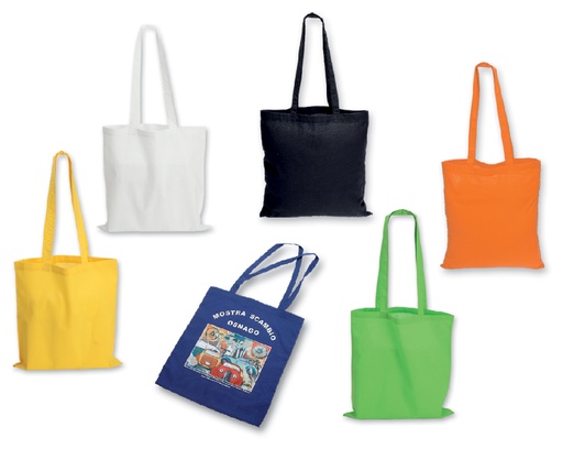 BORSA IN COTONE COLORATO