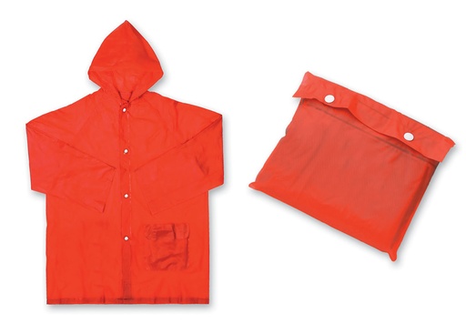 [MG-02468] GIACCA ANTIPIOGGIA IN PVC C/CAPPUCCIO