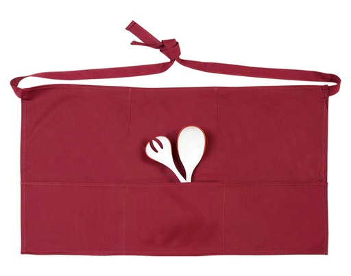 [MG-02472] GREMBIULE DA BAR IN COTONE 180GR 3 TASCHE