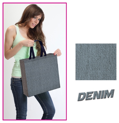 [MG-02474] BORSA IN MATERIALE LAMINATO CM.30x25x10