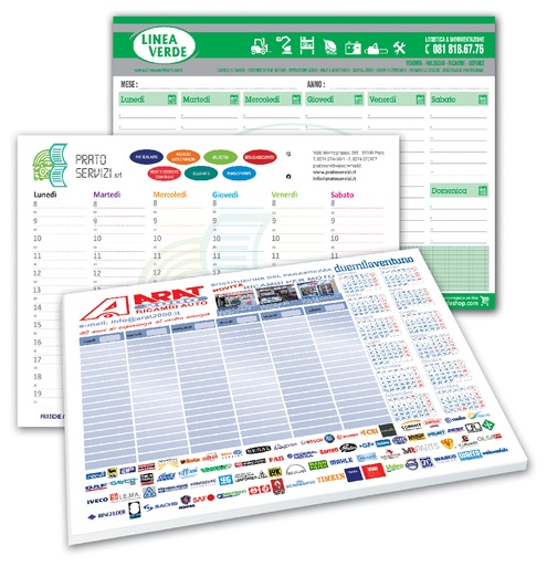 [MG-02522] PLANNING F.TO 31x43 PERSONALIZZATO
