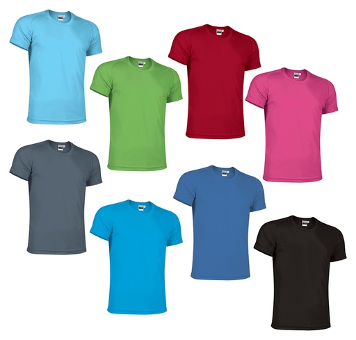 T-SHIRT IN TESSUTO TECNICO TRASPIRANTE 145GR