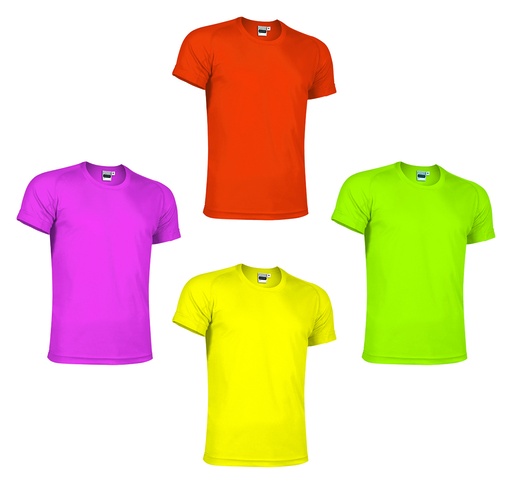 T-SHIRT IN TESSUTO TECNICO TRASPIRANTE 145 g/mq