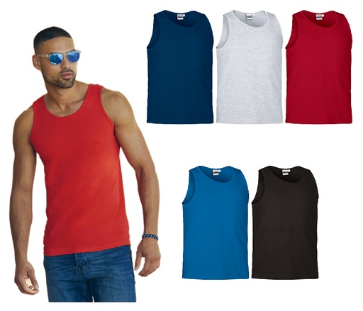 CANOTTA UOMO COTONE COLORATO 160GR