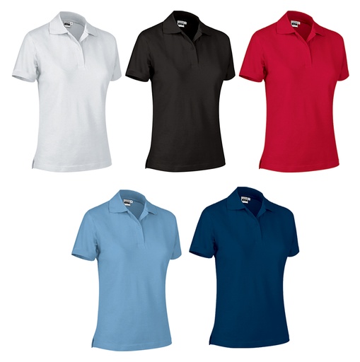 POLO PIQUE LADY COTONE COLORATO 220GR