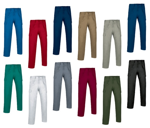 PANTALONE DA LAVORO MULTITASCHE 210GR