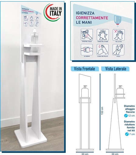 [MG-02632] COLONNINA DISPENCER IGIENIZZANTE MANI