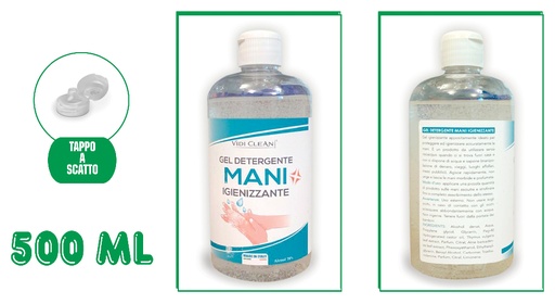 [MG-02640] GEL IGIENIZZANTE MANI ALCOL 70% 500ML