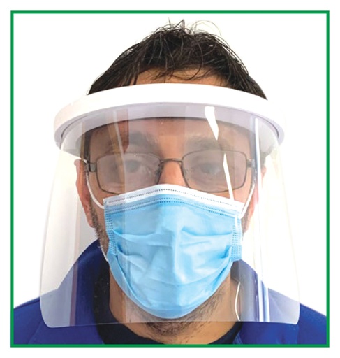 [MG-02646] VISIERA PROTETTIVA CERTIFICATA DPI CAT.2 MADE IN ITALY