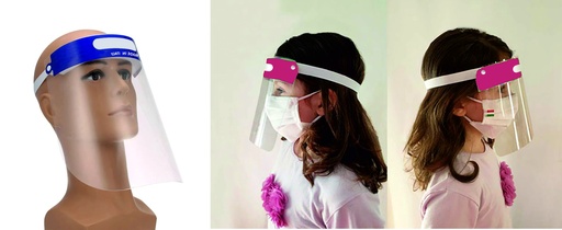 VISIERA PROTETTIVA BAMBINI PET 500 micron MADE IN ITALY