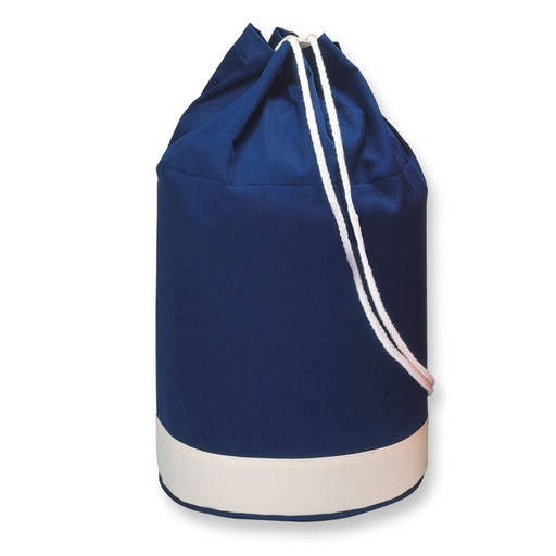 [MG-02721] Sacca navy bicolore. In cotone