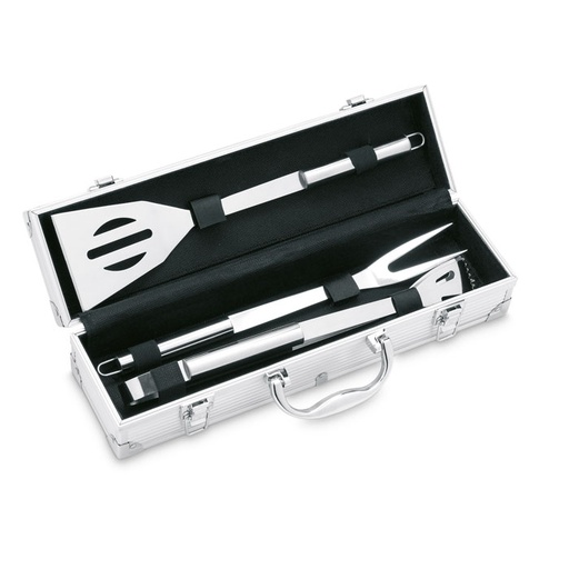 [MG-02747] Valigetta con 3 strumenti BBQ