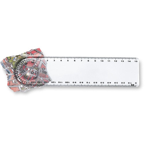 [MG-02797] Righello (15 cm) trasparente