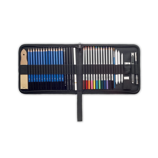 [MG-02875] Set arte 40 pezzi in custodia