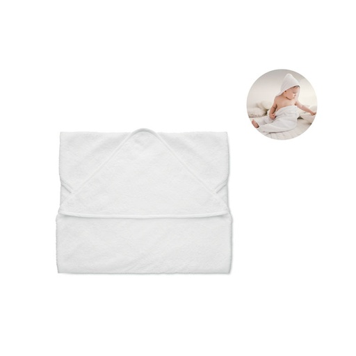 [MG-03050] Telo in cotone con cappuccio