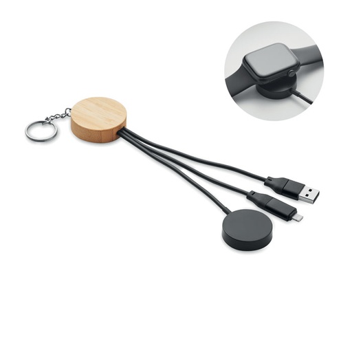 Portachiavi con cavo 4 in 1 60W