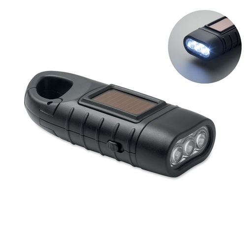 [MG-03301] Torcia solare con manovella a d