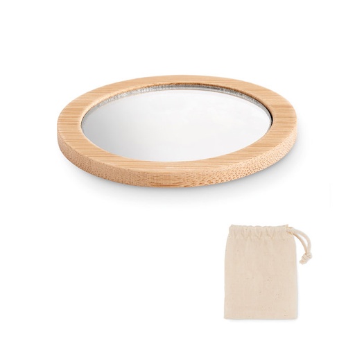 [MG-03492] Specchio da trucco in bamboo
