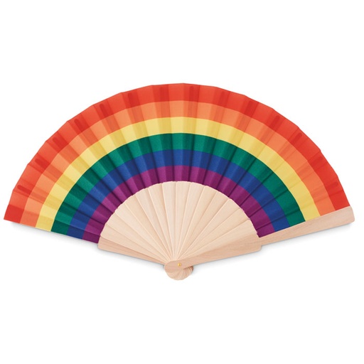 [MG-03522] Ventaglio in legno arcobaleno