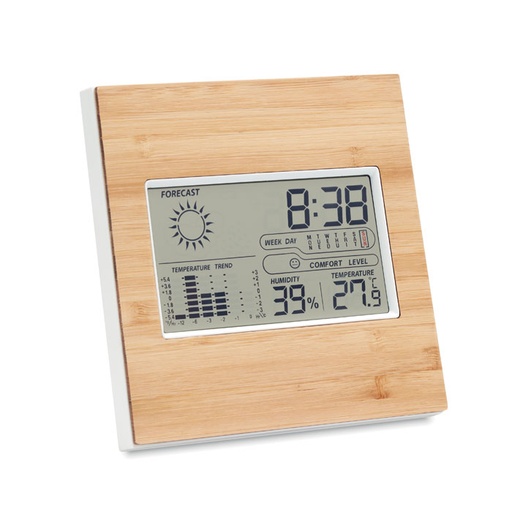 [MG-03588] Stazione meteo in bamboo