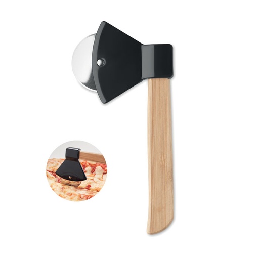 [MG-03602] Tagliapizza con manico in bambo