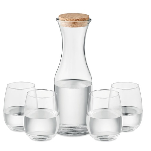 [MG-03639] Set bicchieri e caraffa in vetr