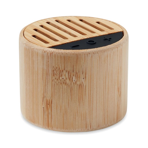 [MG-03753] Speaker wireless tondo in bambù