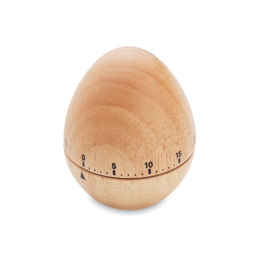 [MG-03861] Timer a forma di uovo in legno