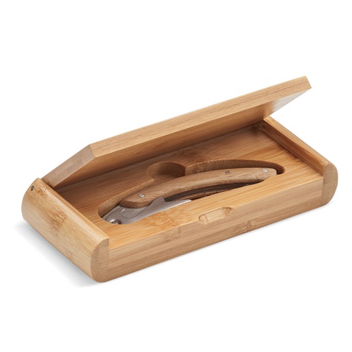 [MG-03870] Coltello da cameriere in bambù