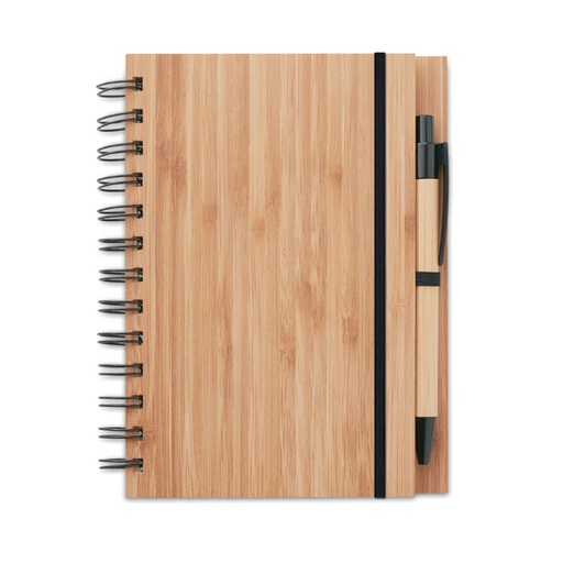 [MG-04241] Notebook in bamboo con penna