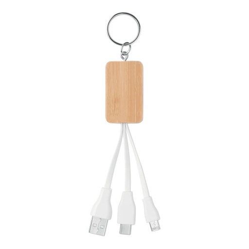 [MG-04383] Cavo 3 in 1 in bamboo