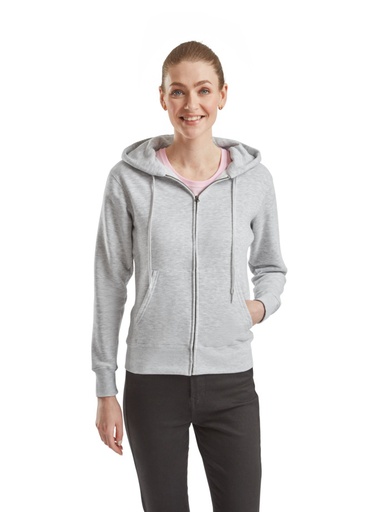 FELPA  DONNA 280 gr CON CAPPUCCIO 2 TAGLIA MEDIA 2 TG XL CON RICAMO FRONTE RETRO