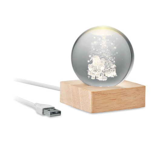 [MG-05681] Palla di Natale con LED