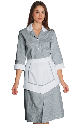 Camice Lipari con Grembiulino - Manica 3/4 - 100% Cotone - Piquet