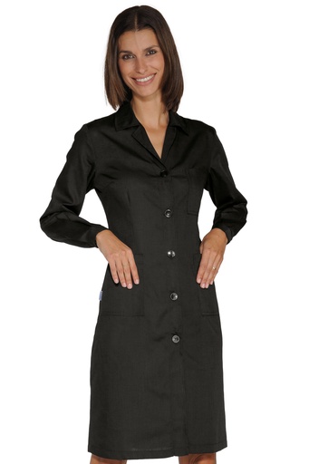 Camice Donna -con ricamo  Manica Lunga - 65% Poliestere 35% Cotone